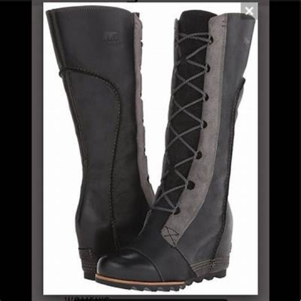 Sorel Cate the Great Wedge Boots 9.5